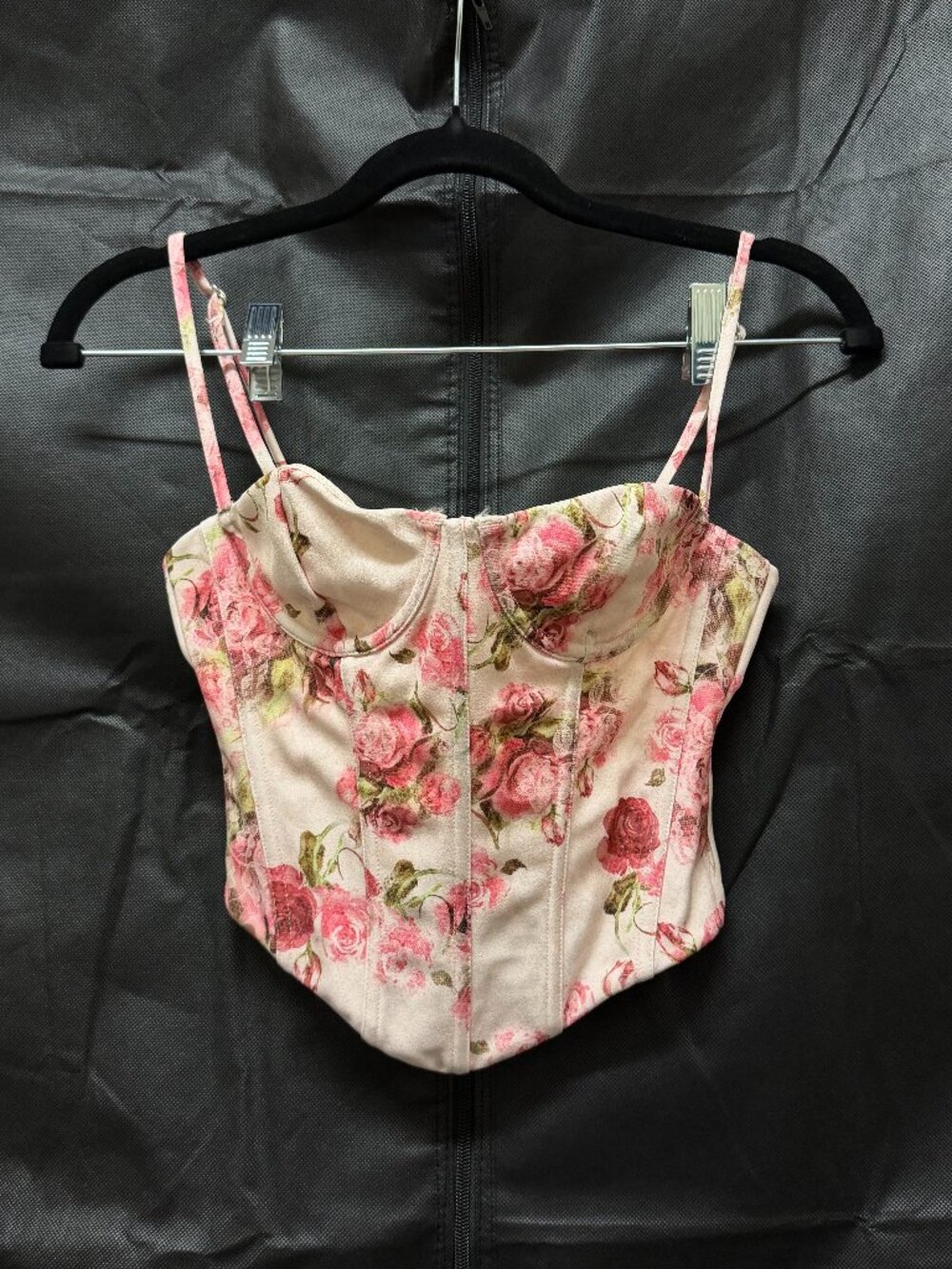 White Fox Boutique: In The Morning Bustier Dusty Rose - Size XXS